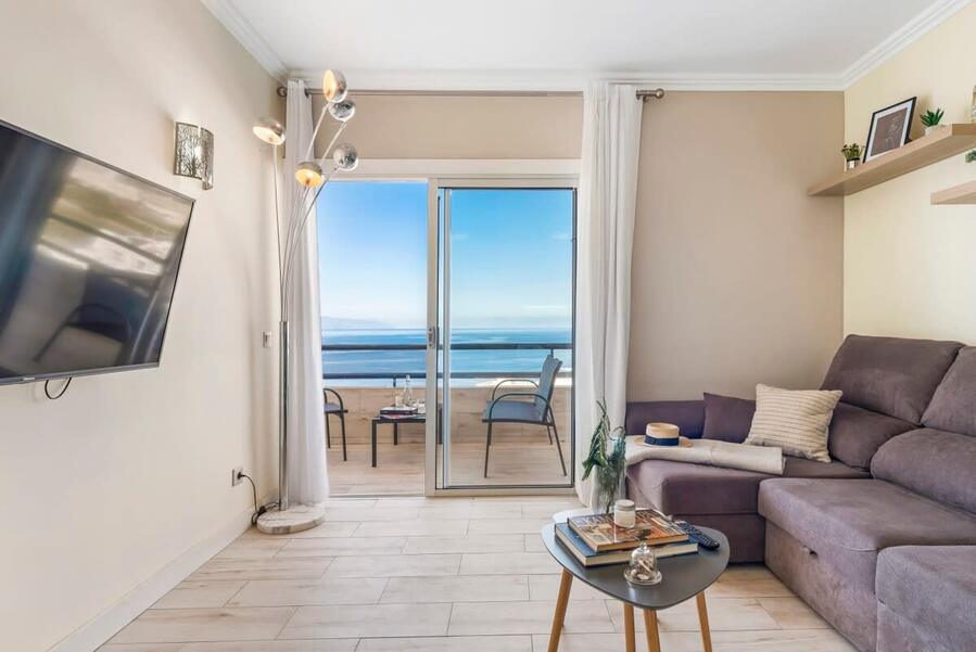 Living Room with Sea-View Terrace, Sitting Area & Multimedia Entertainment