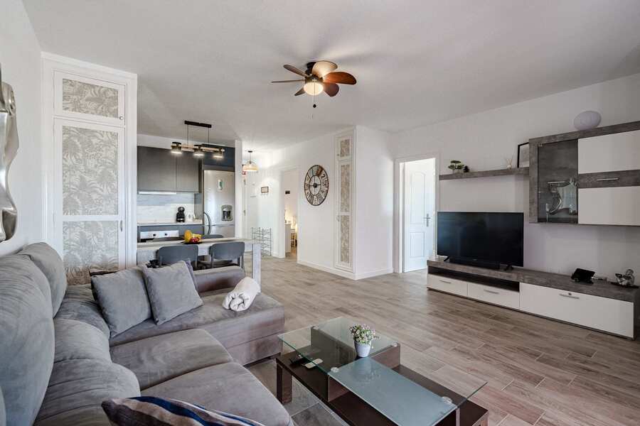 Living Room with Dining & Sitting Areas