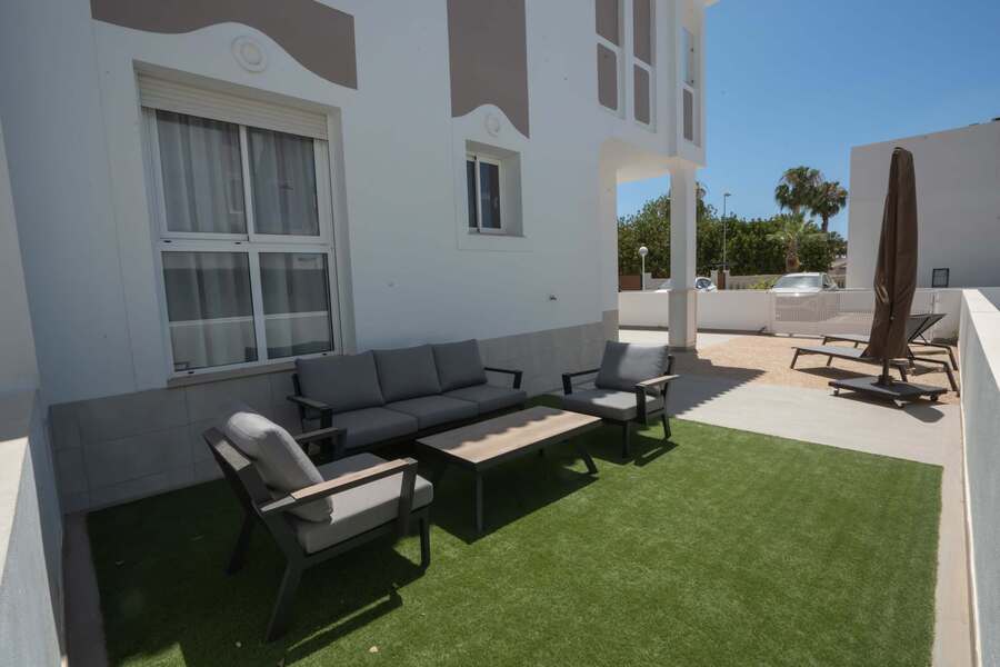 Patio with Sun Loungers