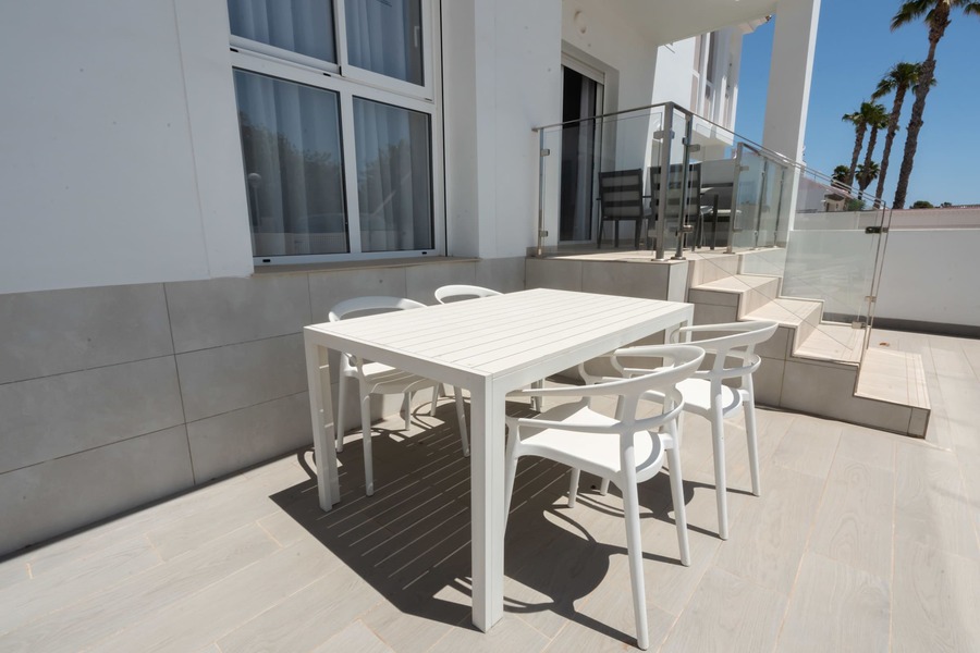 Patio with Dining Table
