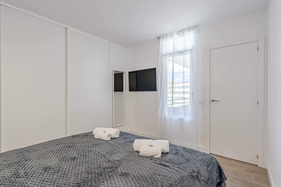 Master Bedroom with TV, Wardrobe and Sound System