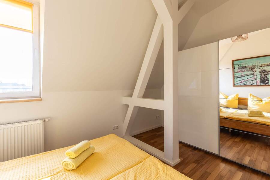 Bedroom with King Size Bed & Closet 