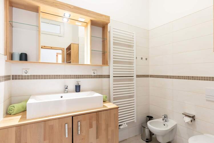 Bathroom with Walk-In Shower, Toilet, Bidet & Basin