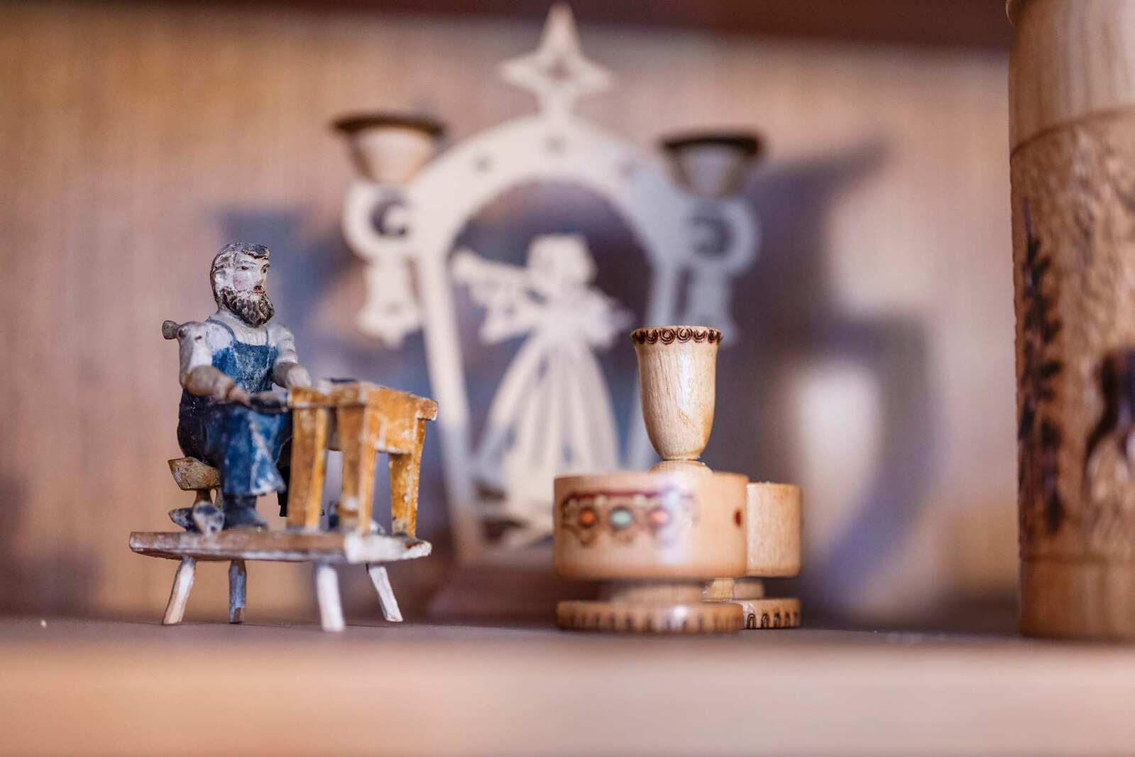Traditional Erzgebirge Woodwork Details.