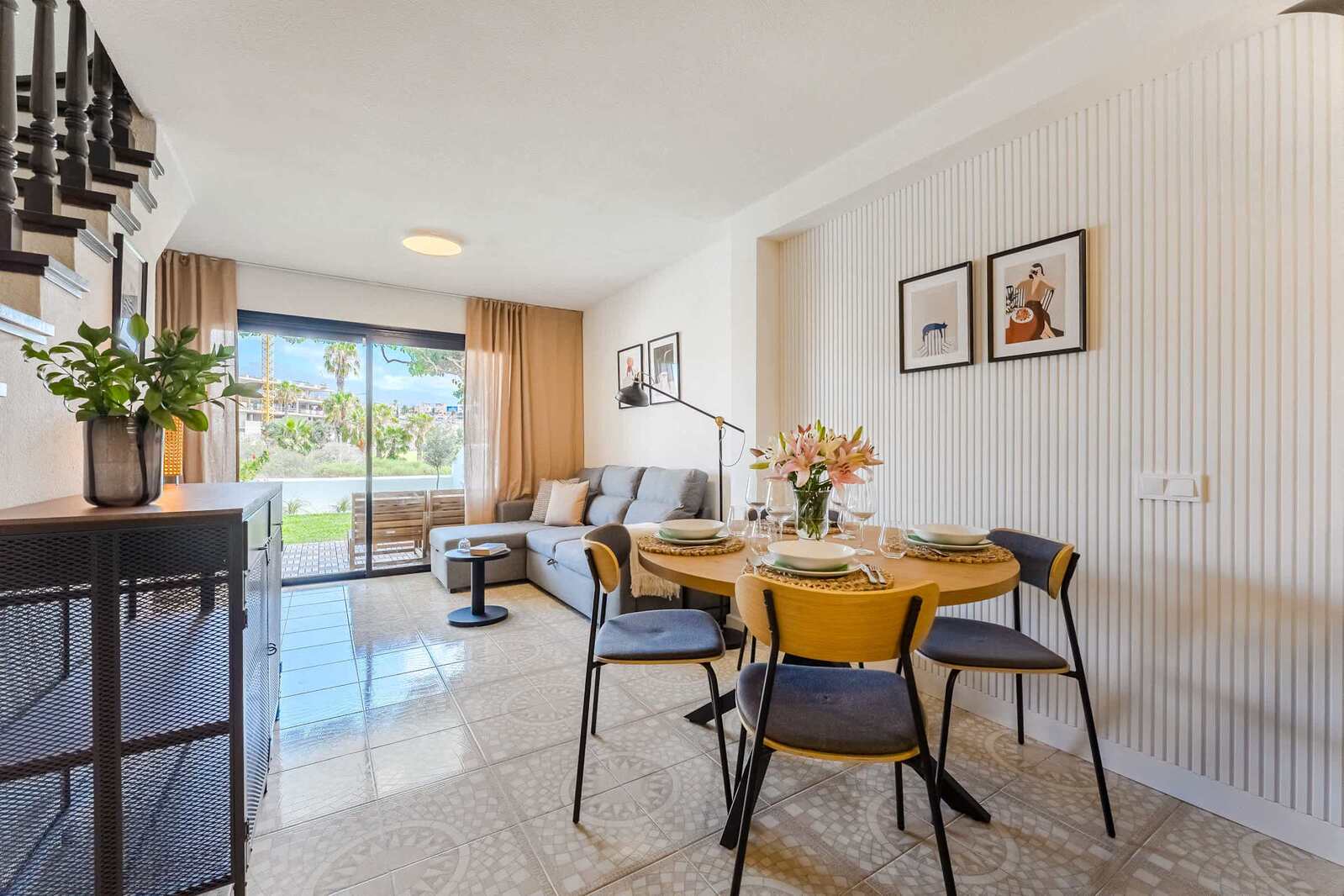 Dining Area with a View — Gather Around the Table with Garden Vistas, Natural Light & Elegant Decor for Memorable Meals Together