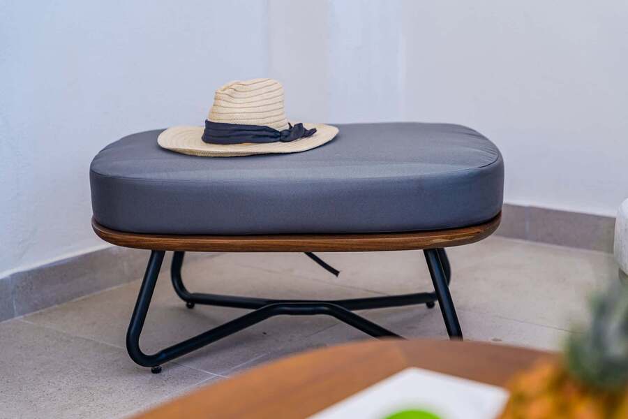 Chic Terrace Touch – Comfortable Spot for Easygoing Moments