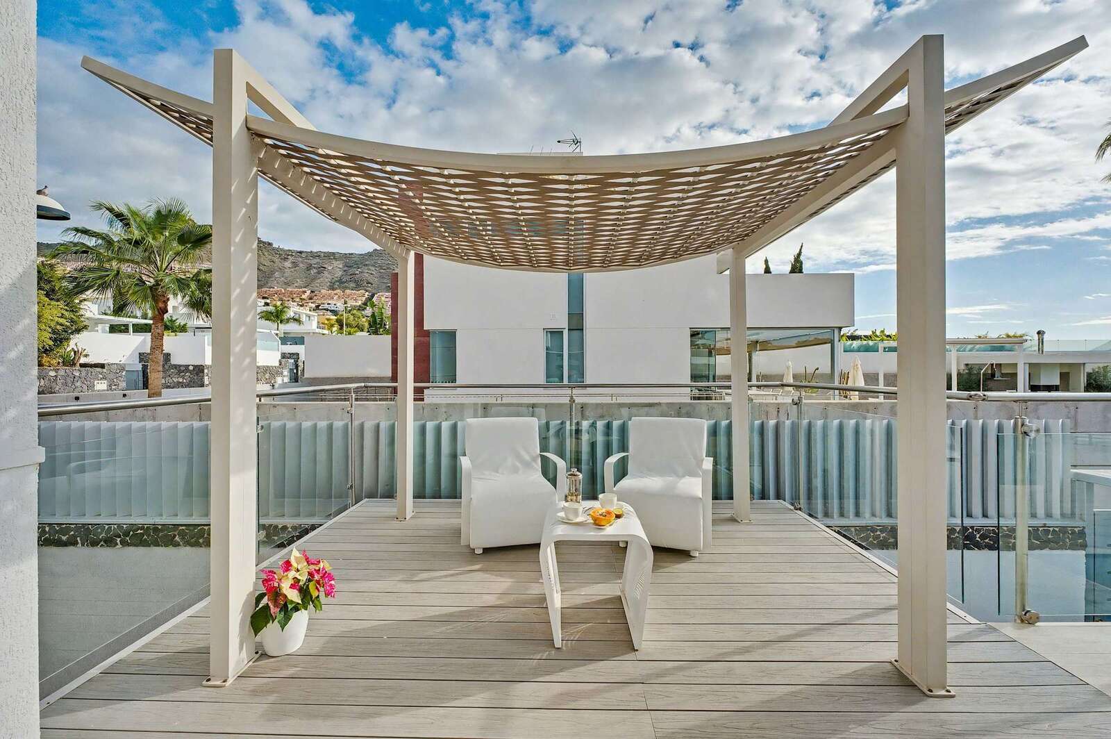 Shaded Deck Terrace for Serene Morning Moments