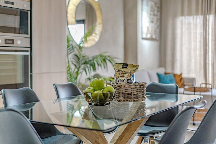 Dining Area with a Fully-Equipped Kitchen