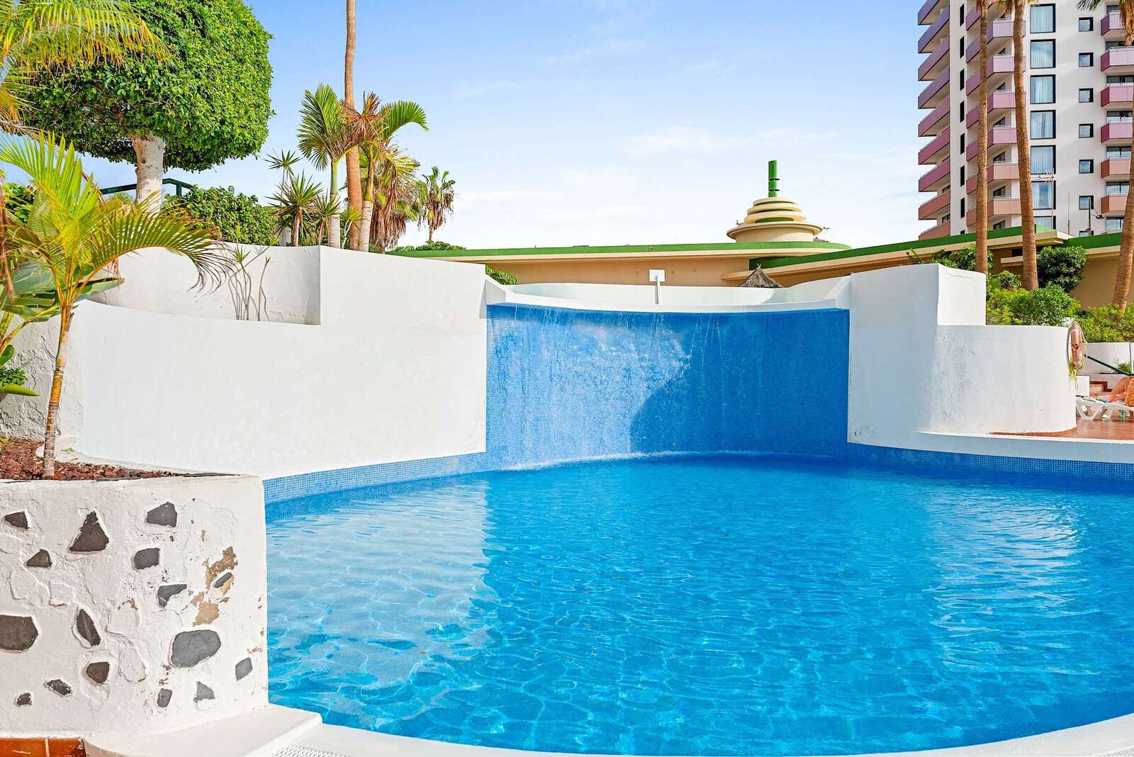 Year-Round Outdoor Pool with a Pool Bar