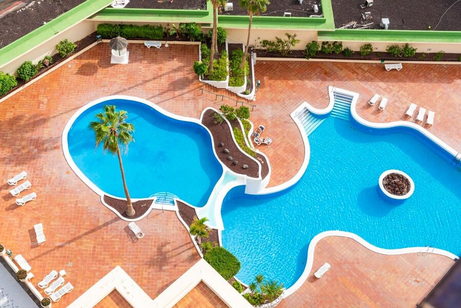 Year-Round Outdoor Pool with a Pool Bar