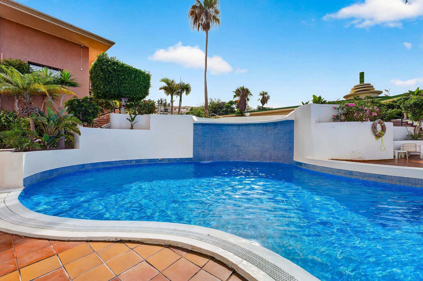 Year-Round Outdoor Pool with a Pool Bar