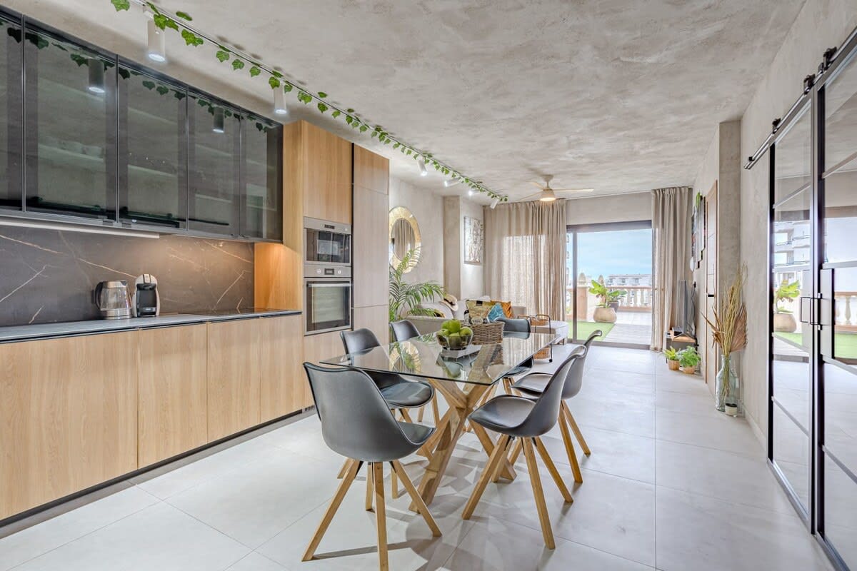 Living Room with Sitting & Dining Areas, Apple TV Multimedia & Sonos Sound System