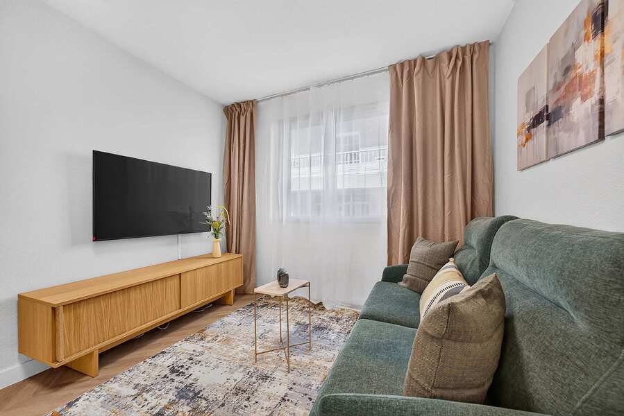 Contemporary Lounge Area Perfect for Relaxation and Entertainment