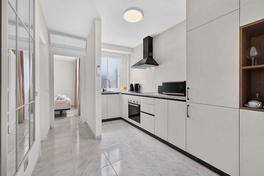 Fully Equipped Modern Kitchen Designed for Comfortable Long Stays