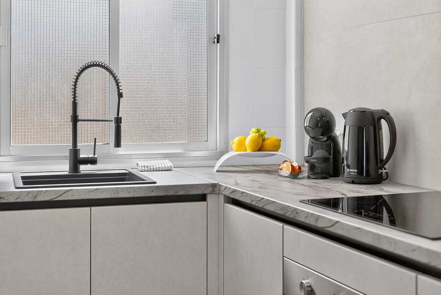 Fully Equipped Modern Kitchen Designed for Comfortable Long Stays