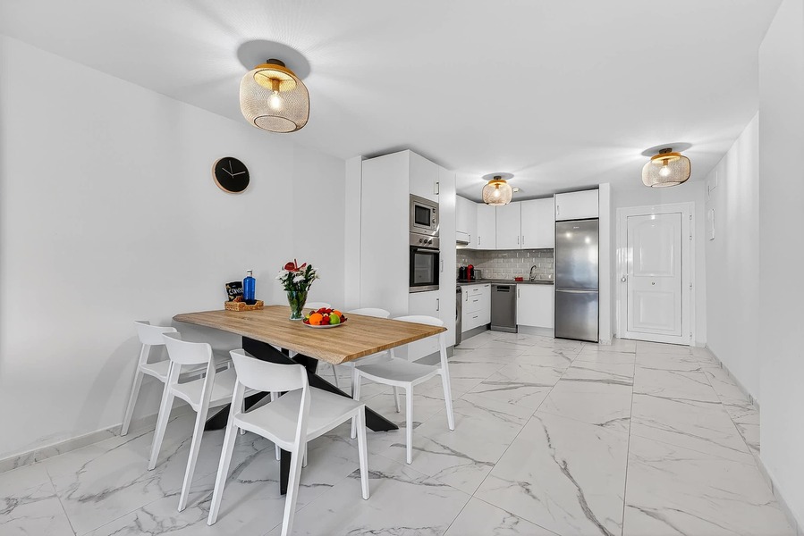 Bright Dining Area Adjacent to the Open-Plan Kitchen