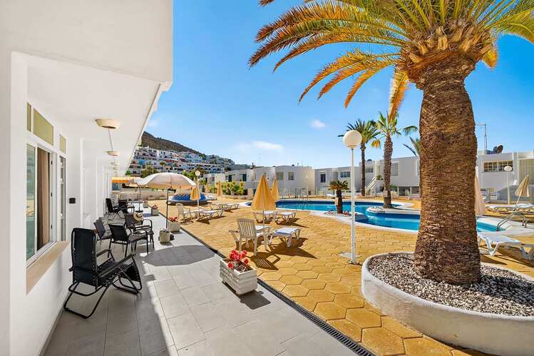 Terrace along the Poolside Walkway