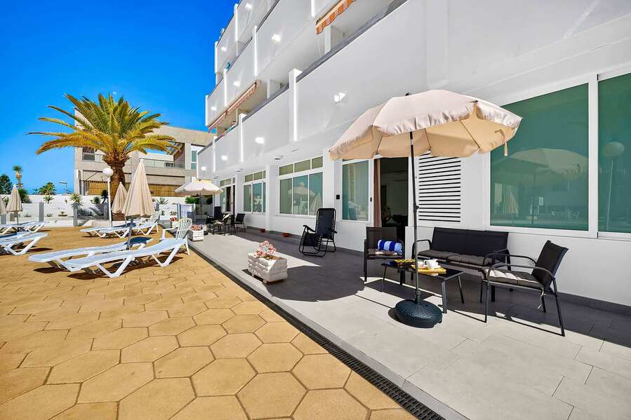 Private Terrace beside the Sun Deck