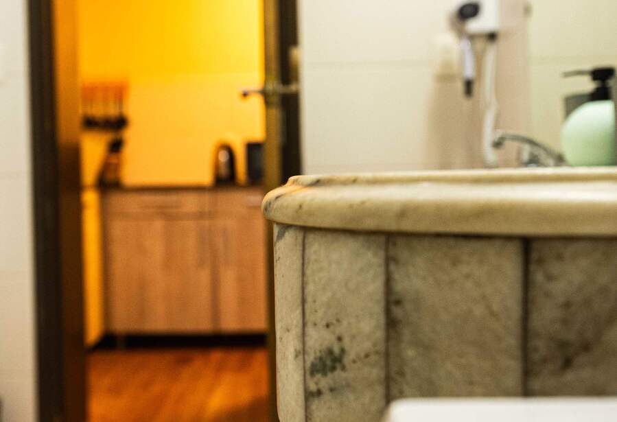 Marble Vanity Detail