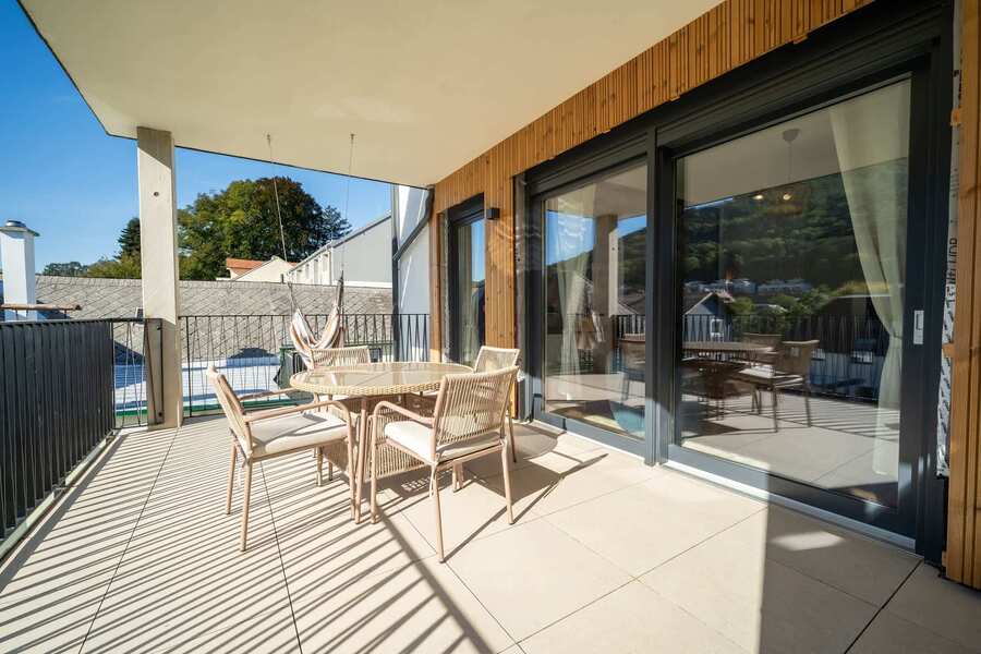 Balcony outside the living room