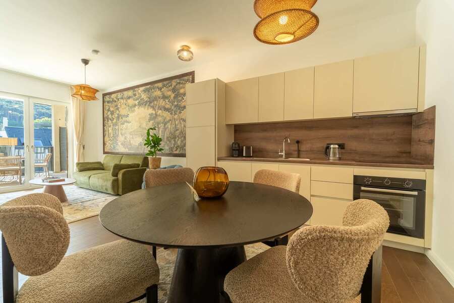 Dining area beside the kitchen